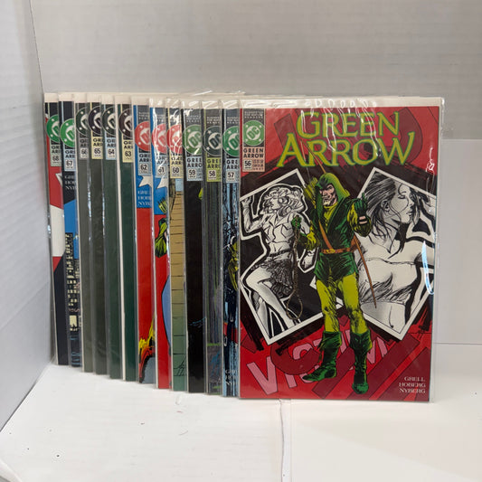 Green Arrow #56-69 Run Of 14 DC 1992