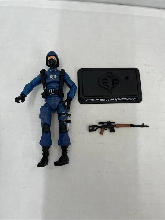The Enemy Trooper V2 G.I. JOE COBRA 25th Anniversary LOOSE Complete S6