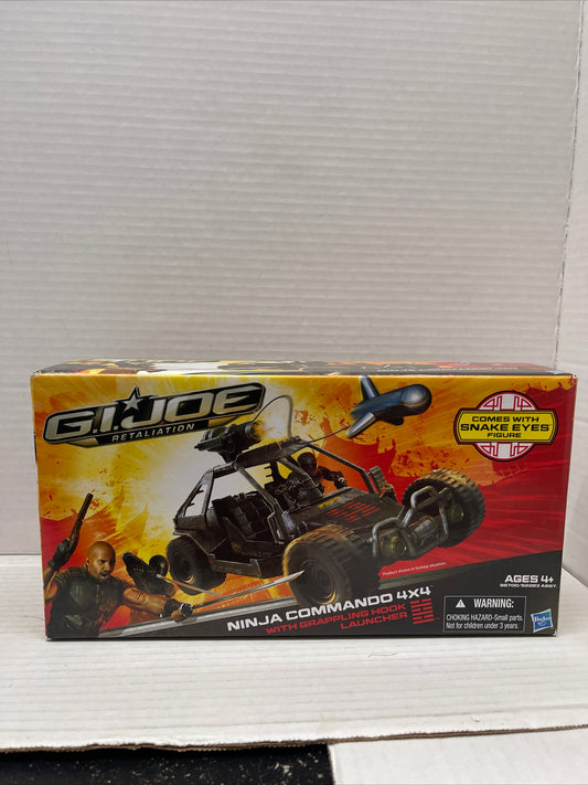GI Joe Retaliation Ninja Commando 4 x 4 with Snake Eyes - ARAH - BRAND NEW