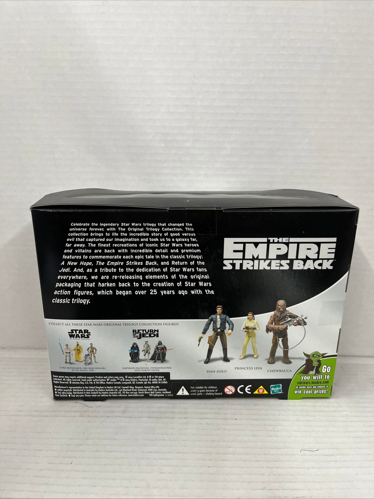 Star Wars THE EMPIRE STRIKES BACK Trilogy Han Solo Princess Leia Chewbacca