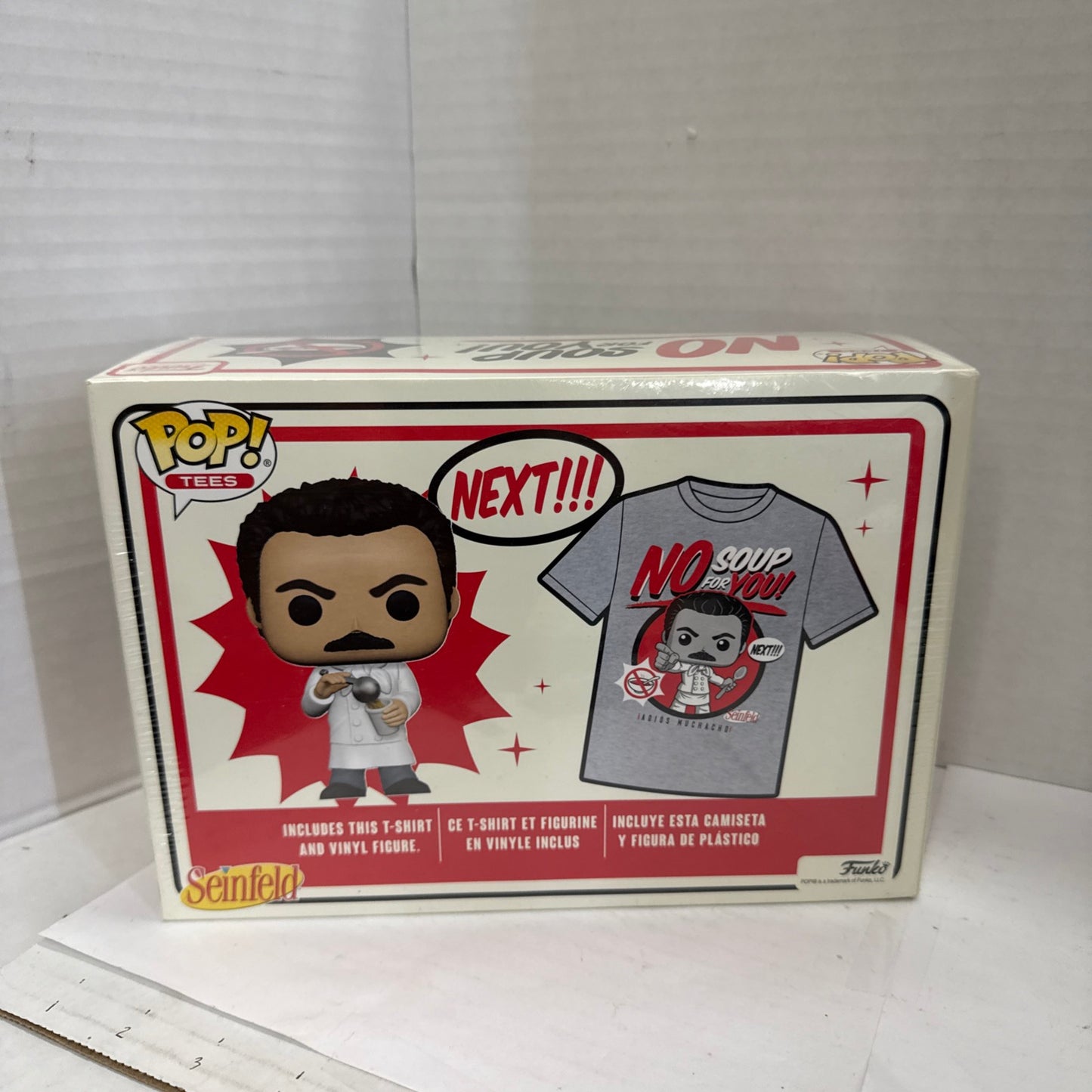 Seinfeld Yev Kassem Funko Pop 1089 No Soup For You XL T-Shirt Walmart Exclusive