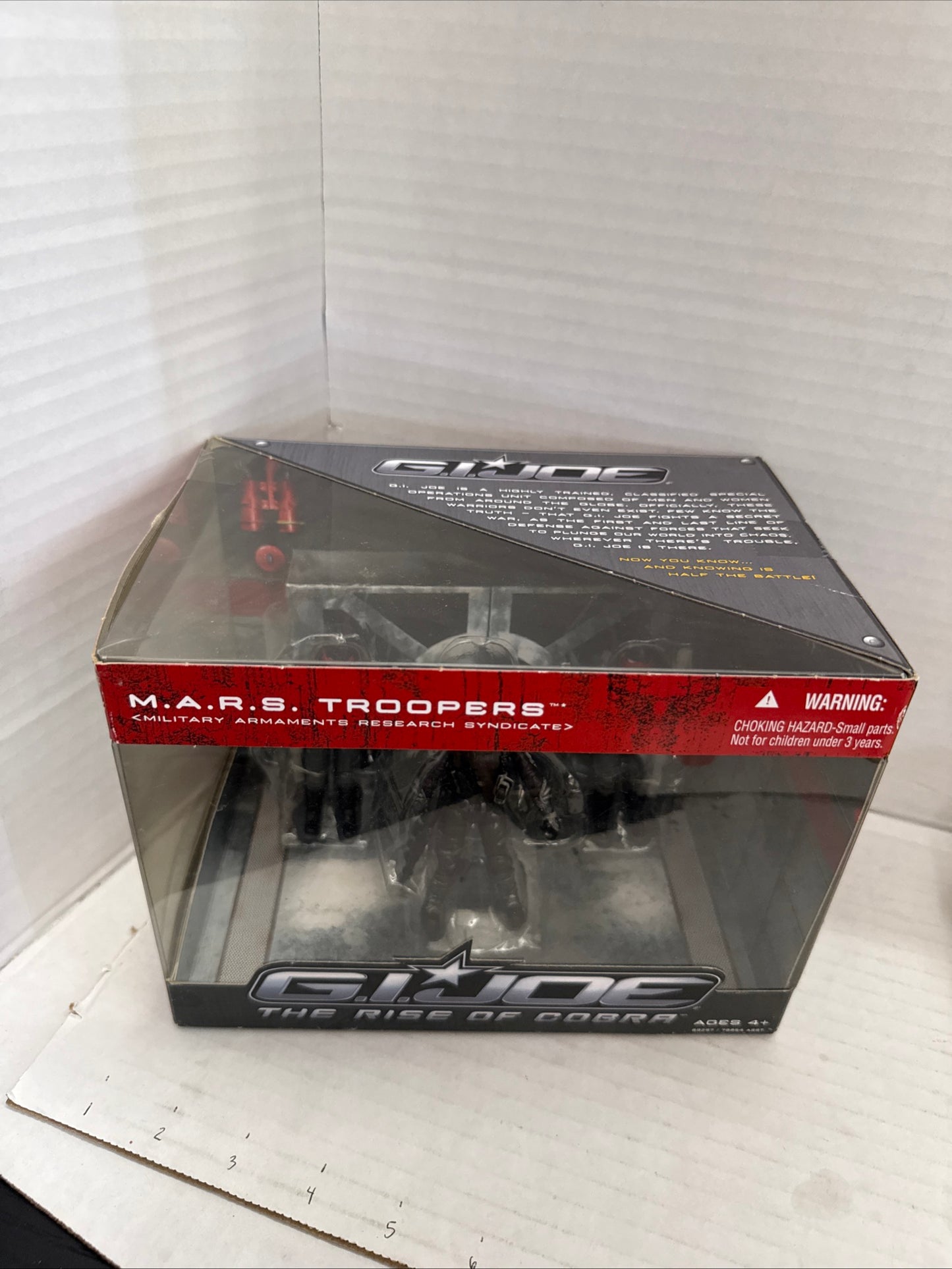 GI Joe MARS Troopers 3 Pack  SEALED Complete Rise of Cobra Hasbro 2008