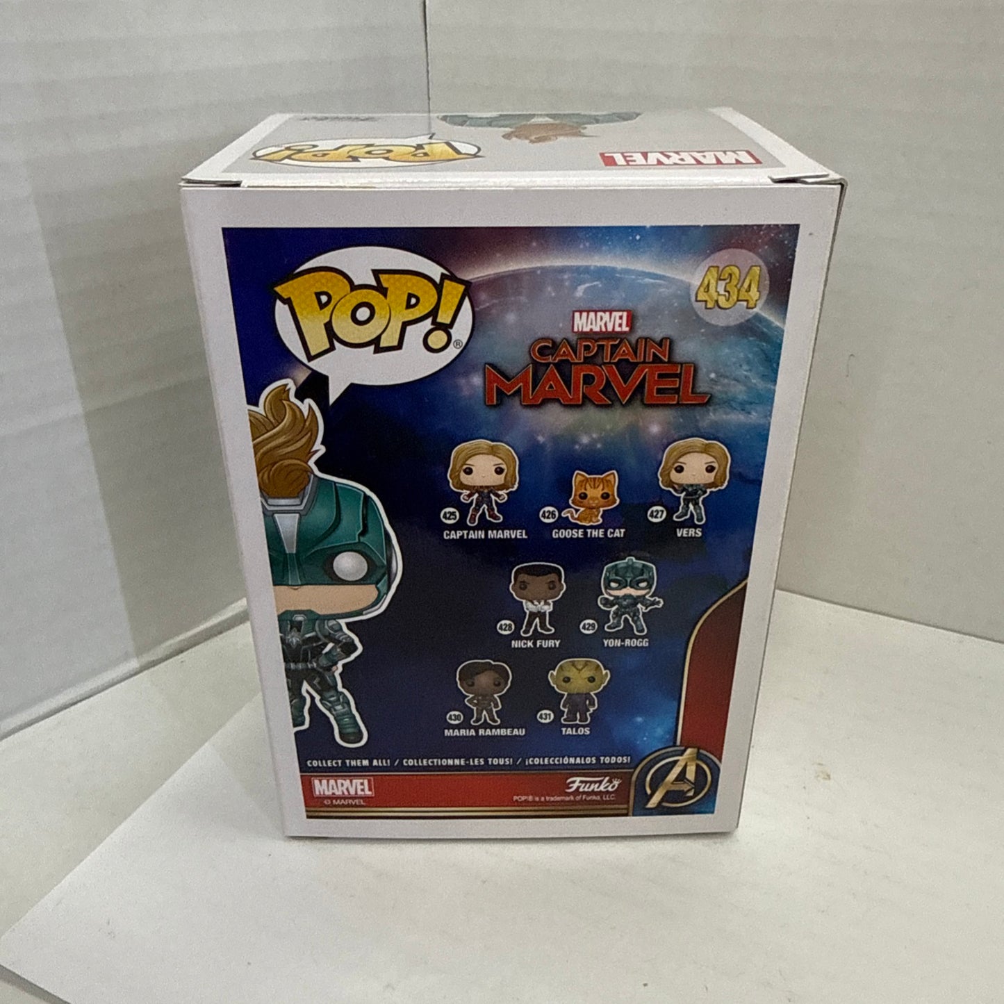 FUNKO POP CAPTAIN MARVEL VERS MASKED #434