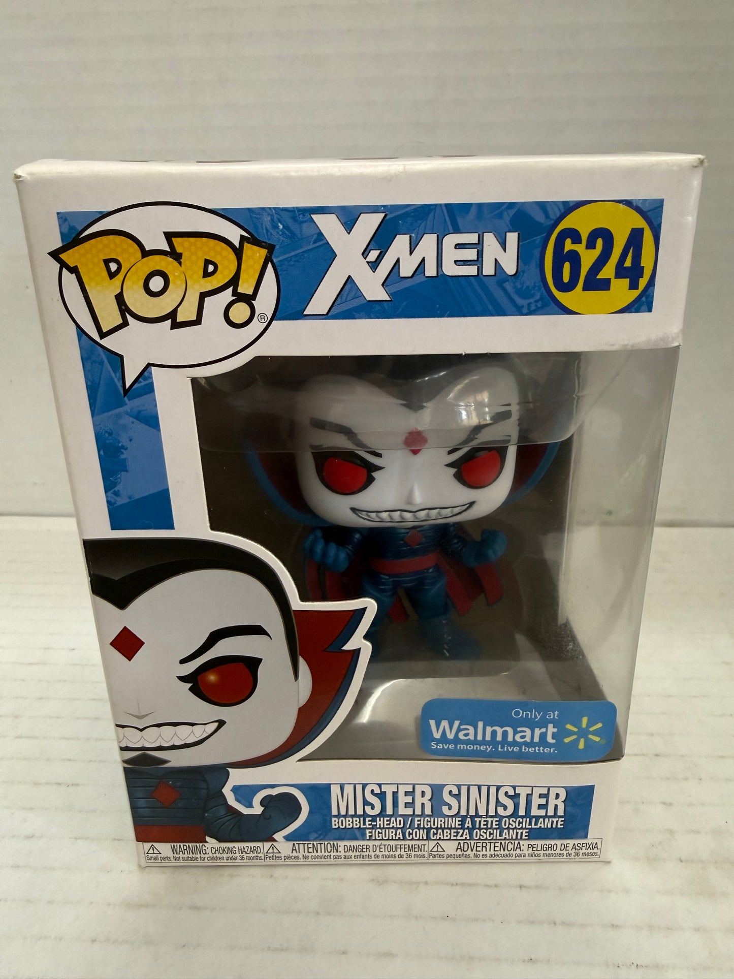 Funko Pop! 624 Marvel - X-Men - Mister Sinister  Walmart Exclusive NIB