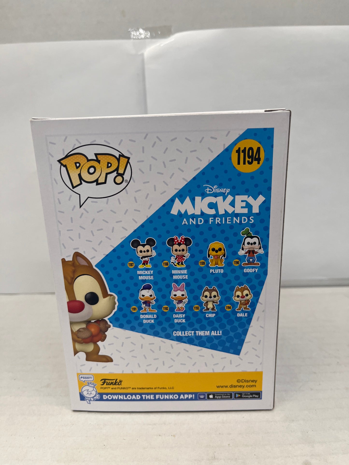 Funko Pop! Disney Mickey and Friends Dale #1194 F37