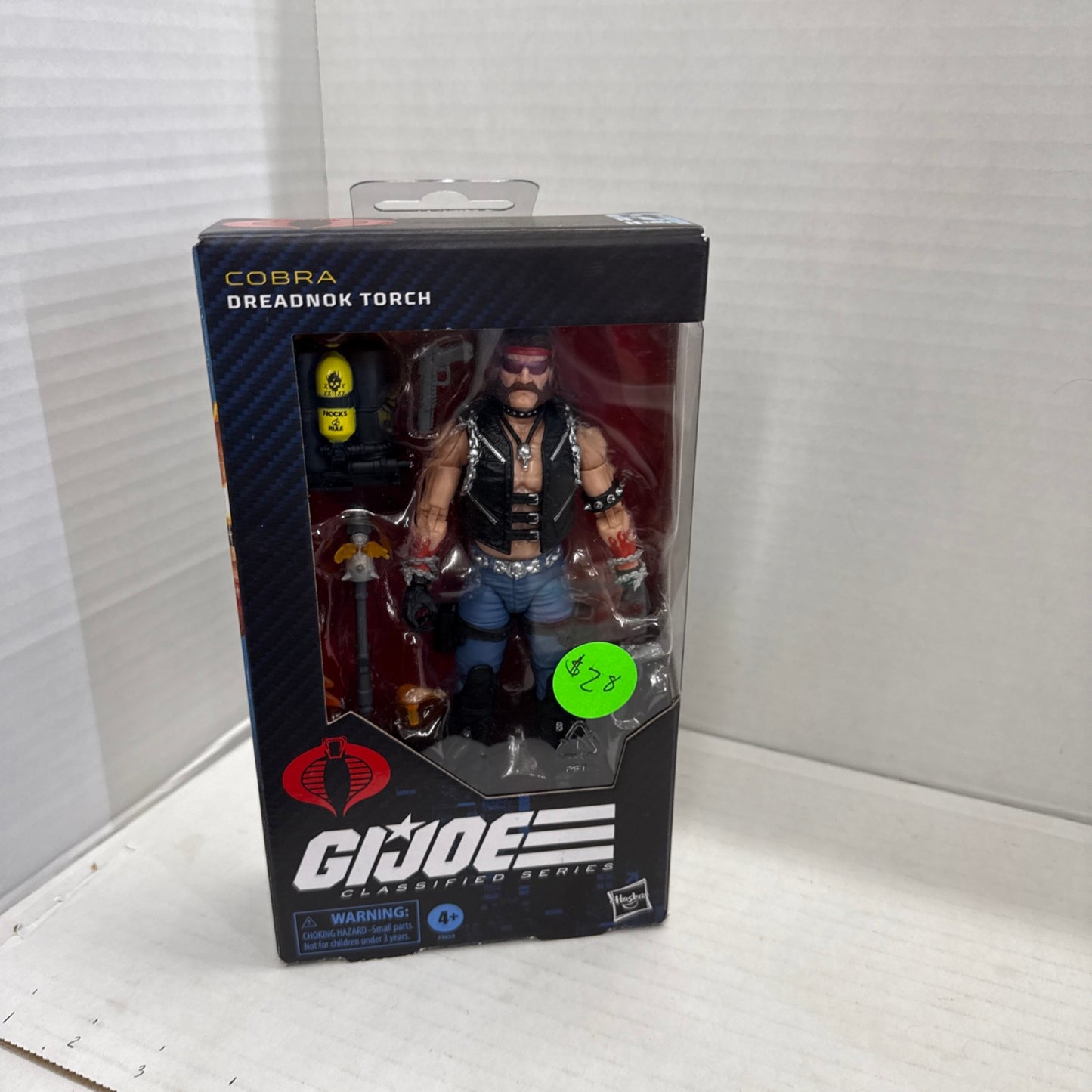 Hasbro G.I. Joe Classified Series #123 Cobra Dreadnok Torch 6" Figure New Sealed