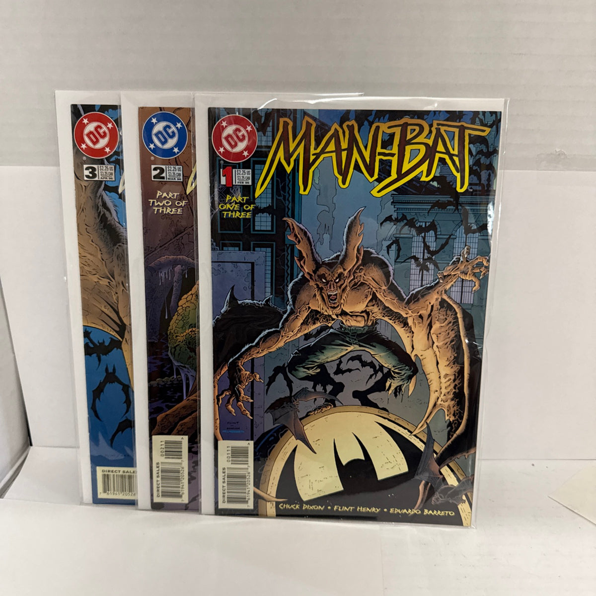 Man-Bat #1-3 lot Complete Mini Series DC Comics 1996