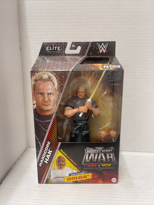 WWE Elite Monday Night War Series 6 HARDCORE HAK Action Figure w/ BAF New