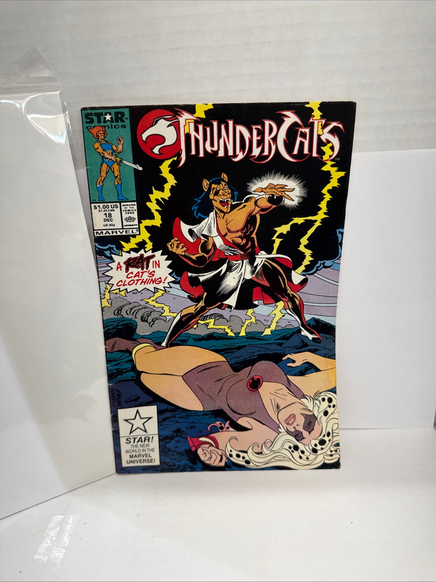 Thundercats #18 Marvel Star Comics December 1987