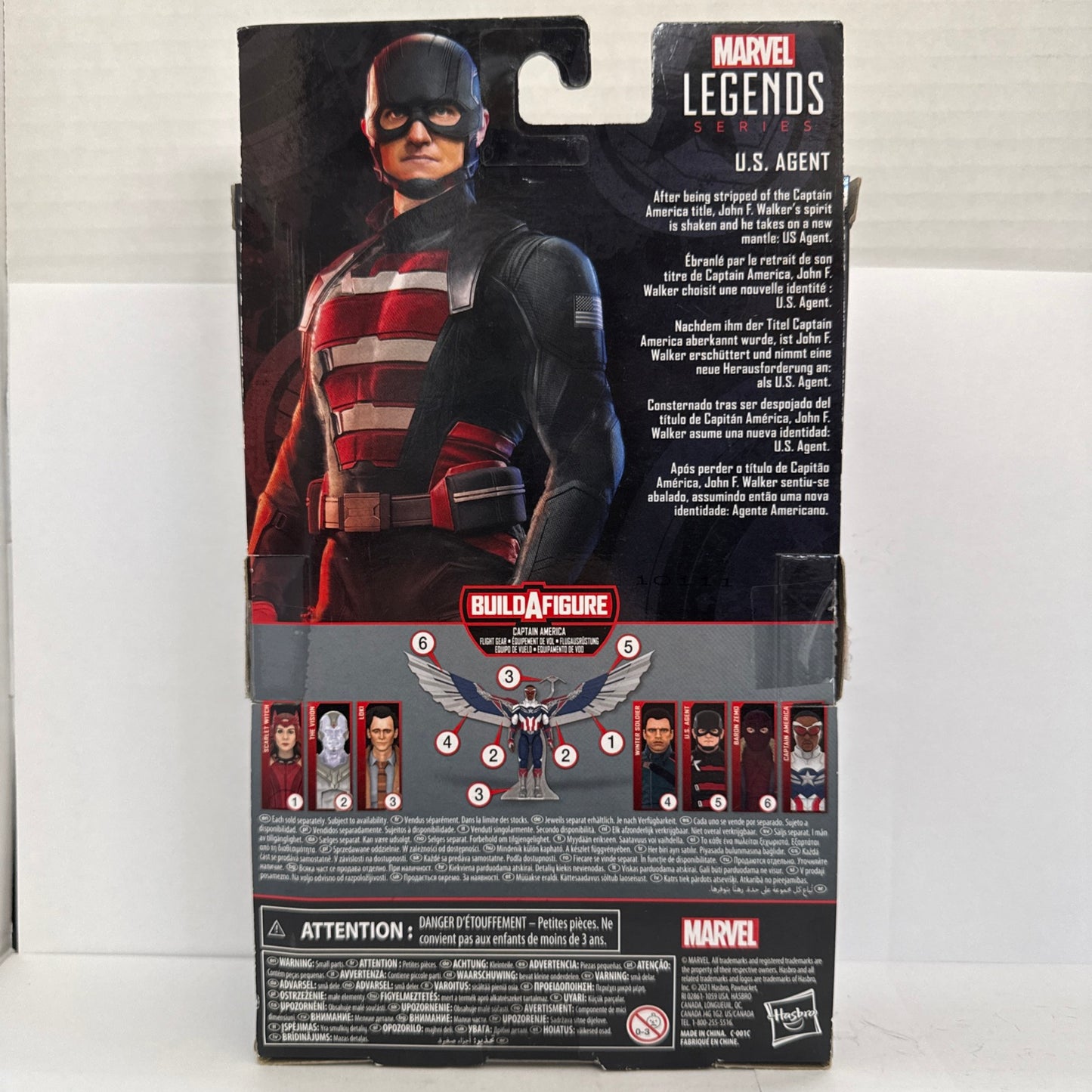 Marvel Legends Series Falcon & the Winter Soldier U.S. Agent 6" Figure BAF
