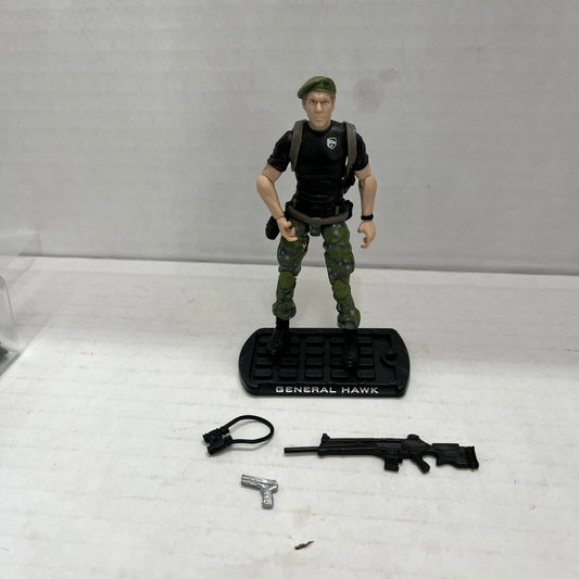 2009 GI JOE Rise Of Cobra GENERAL CLAYTON "HAWK" ABERNATHY v5 Wal-mart Exclusive