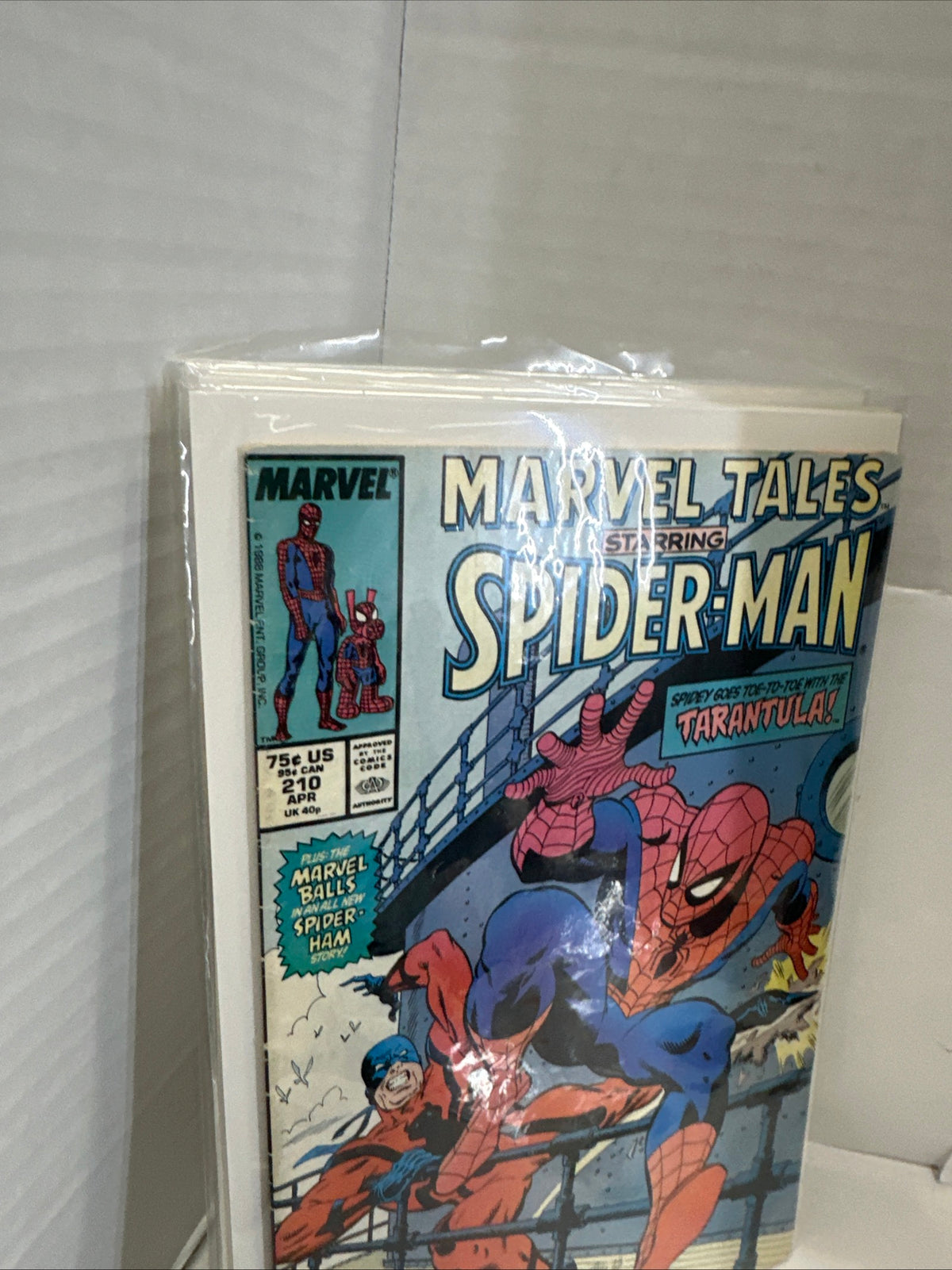 MARVEL TALES #210 Spider-man, Tarantula, Ross Andru, Gerry Conway 1988