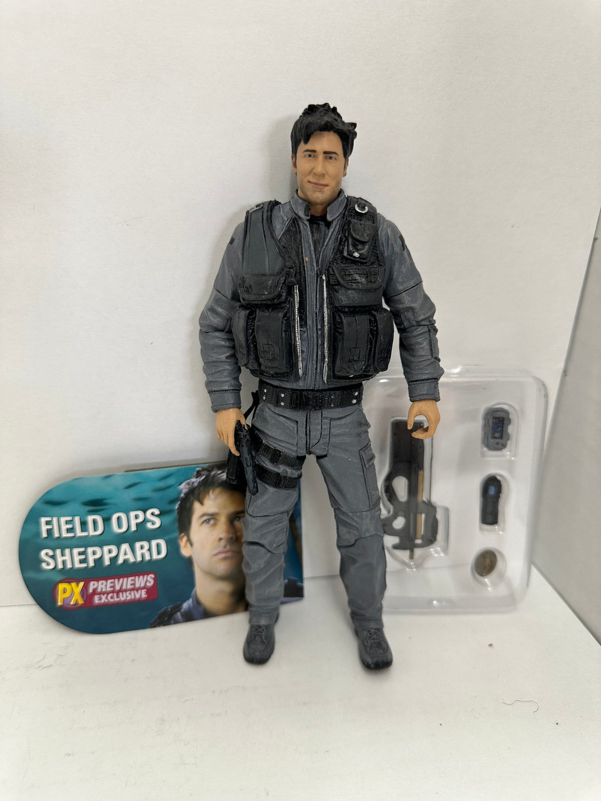 Stargate Atlantis Series 1 PX Previews Exclusive Field Ops Sheppard Figure #1