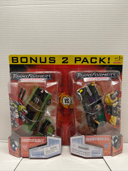 Transformers Robots in Disguise Downshift & Cannonball 2-Pack MOC New Sealed
