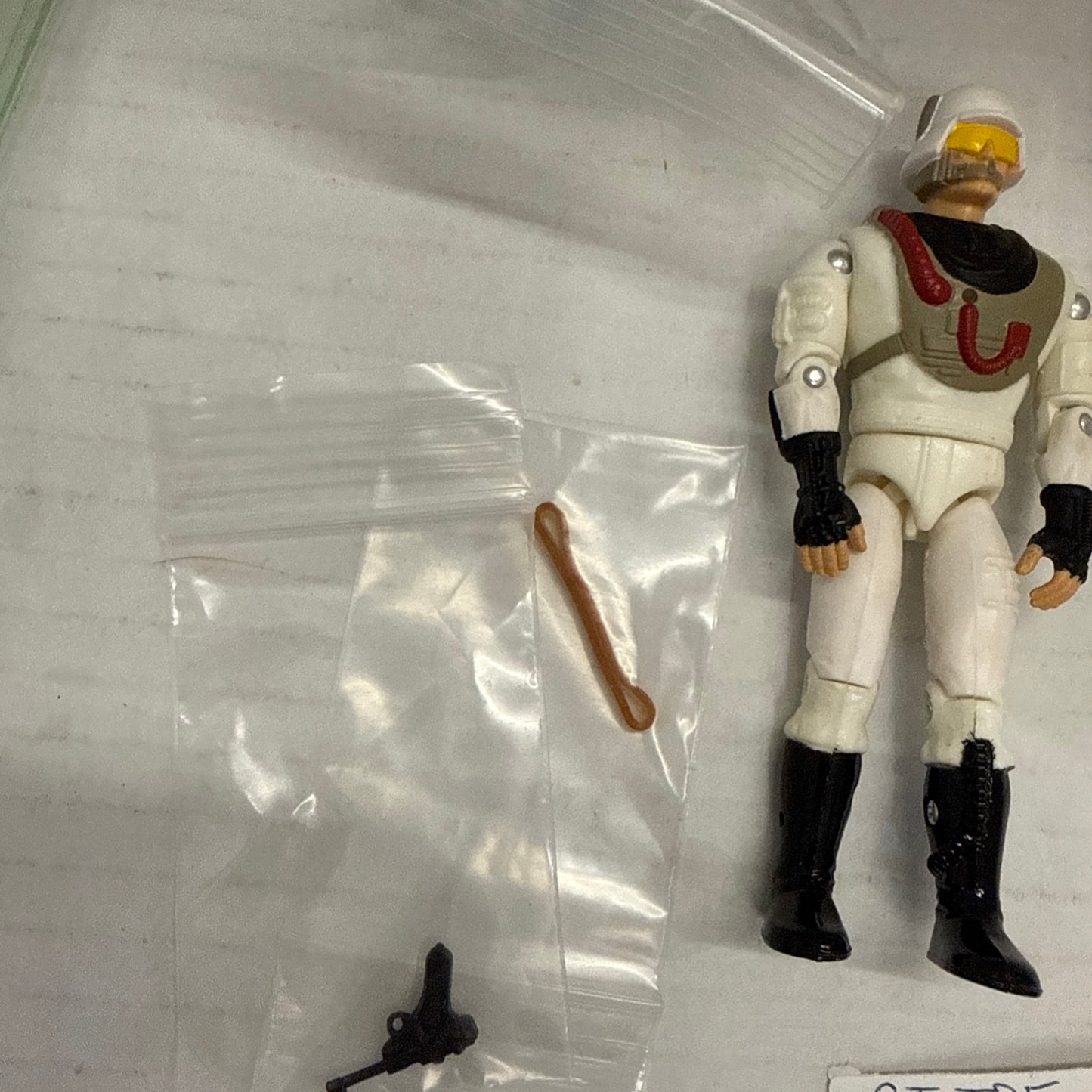 GI Joe Hasbro Sgt Savage Arctic Stormtrooper Action Figure Shooting Catapult 94