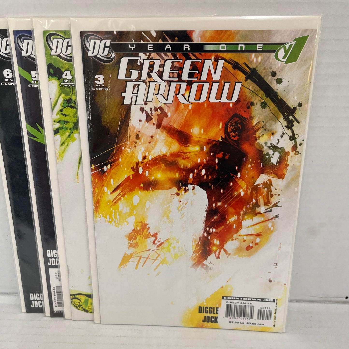 Green Arrow Year One #1 2 3 4 5 6 Comic Book Set 1-6 Complete Mini Series
