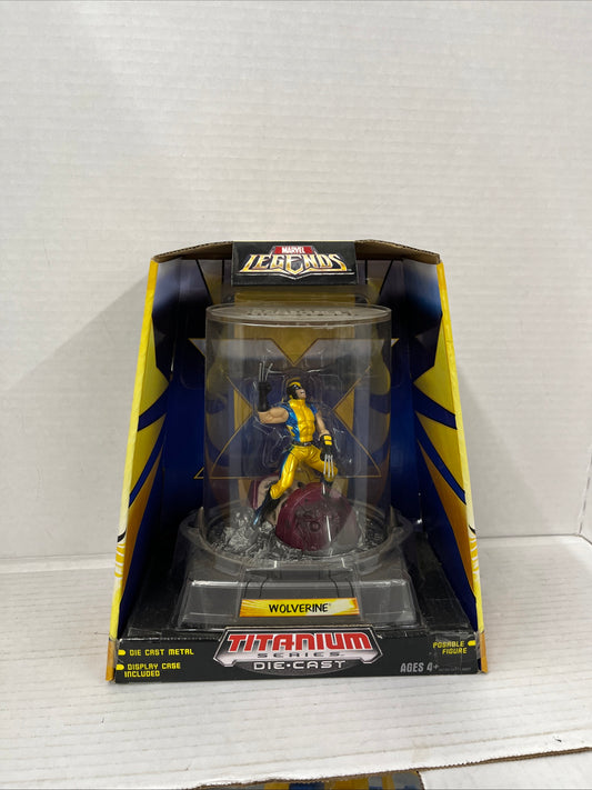 Marvel Legends Micro Machines Titanium Series Die-Cast Wolverine Figure NEW 9523