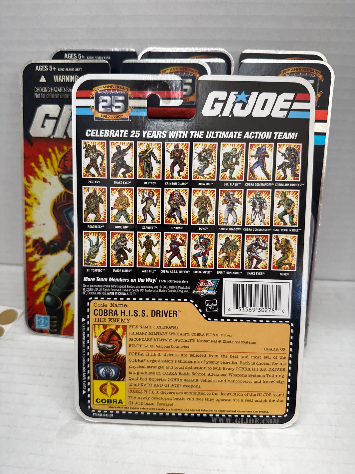 GI Joe Cobra - HISS Tank Driver Action Figure Hasbro Sealed MOC