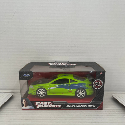 Jada Toys Fast & Furious: Brian's 95 Mitsubishi Eclipse (Green) 1/32 Scale