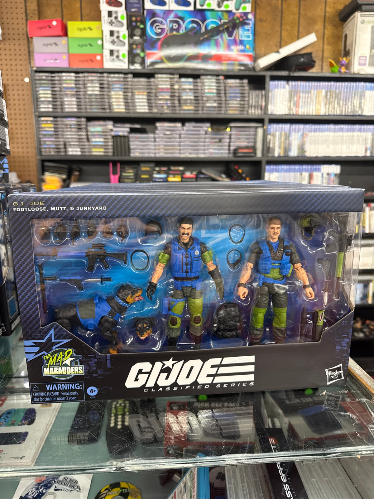 G.I. Joe Classified 6" Figure The Mad Marauders Pack Footloose, Mutt & Junkyard
