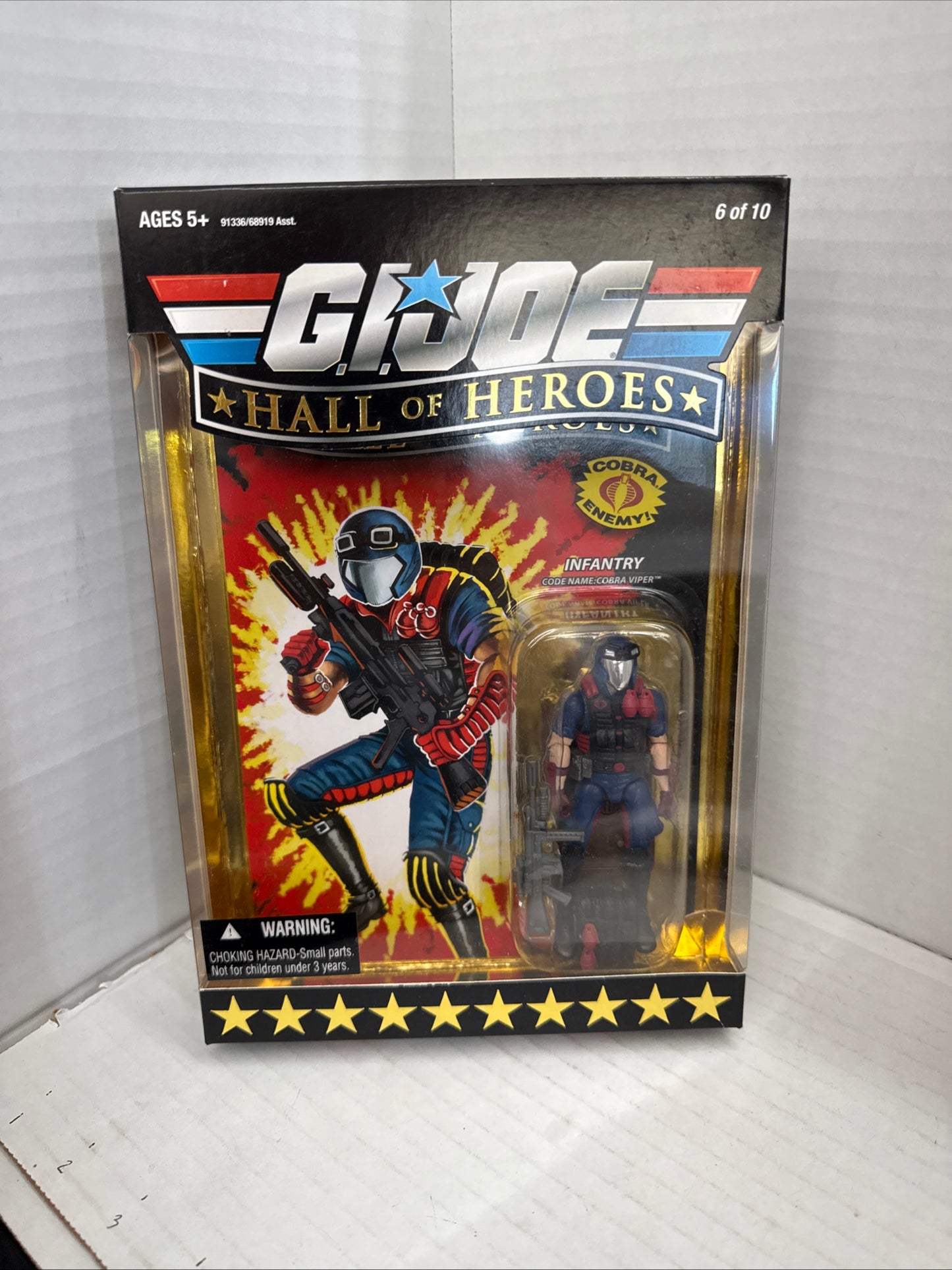 Vintage Hasbro GI Joe 2009 COBRA VIPER Hall of Heroes NEW MOC!