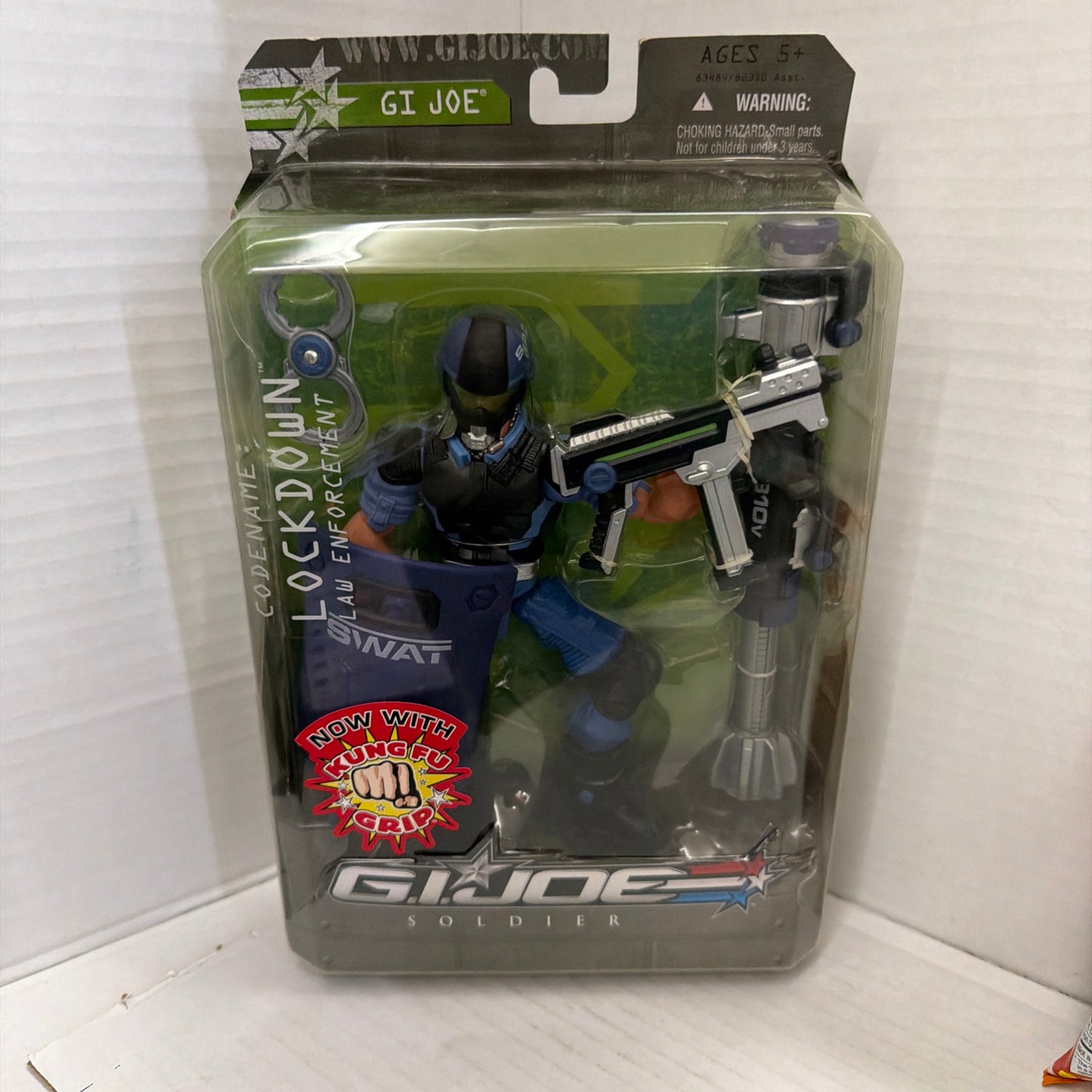 GI Joe Sigma 6 - Lockdown - Law Enforcement Soldier Action Figure 8" Hasbro