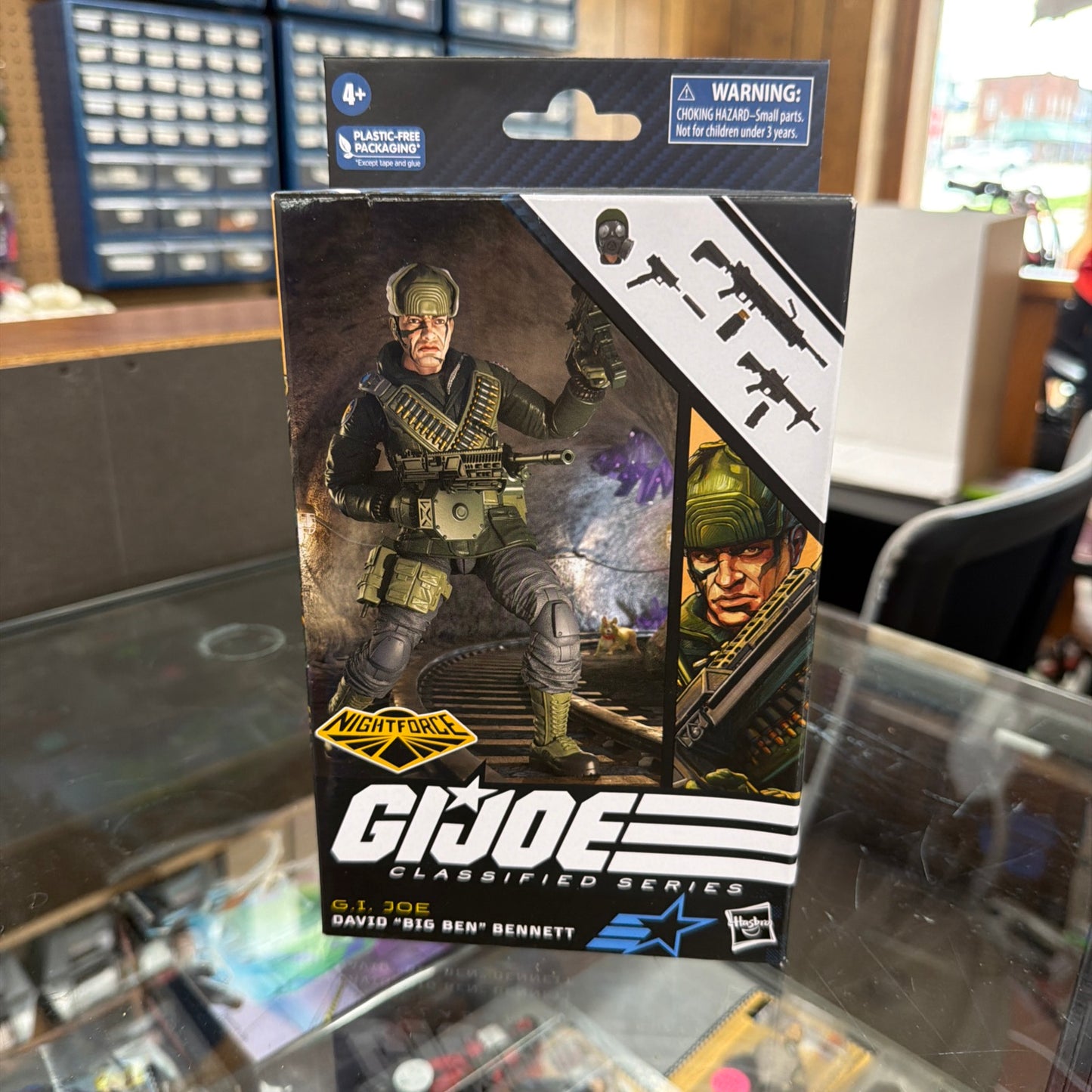 Hasbro GI Joe Classified Series #77 Nightforce David Big Ben Bennett 6" Figure