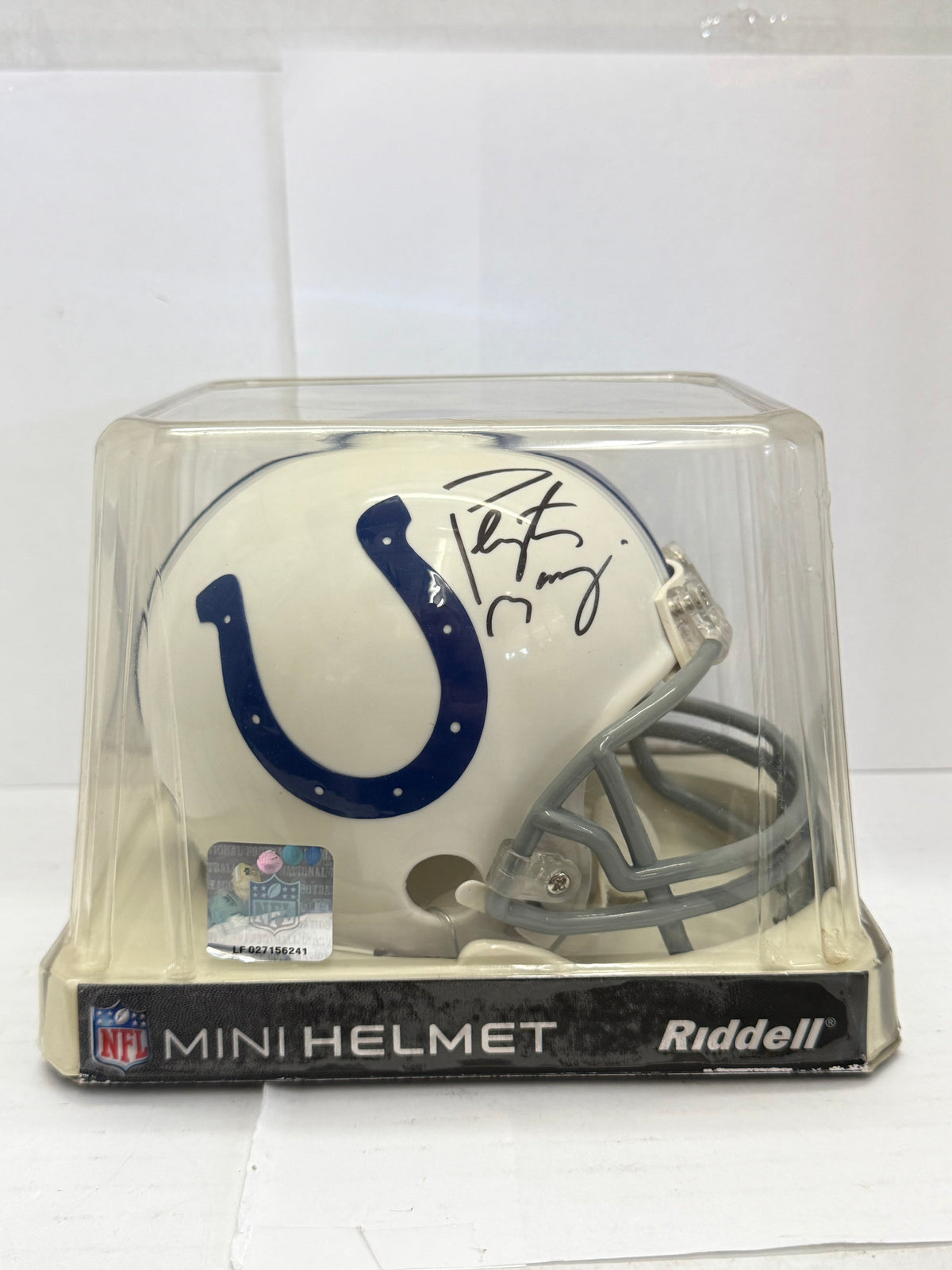 Peyton Manning Signed Indianapolis Colts Mini Helmet Steiner Sports W/ COA