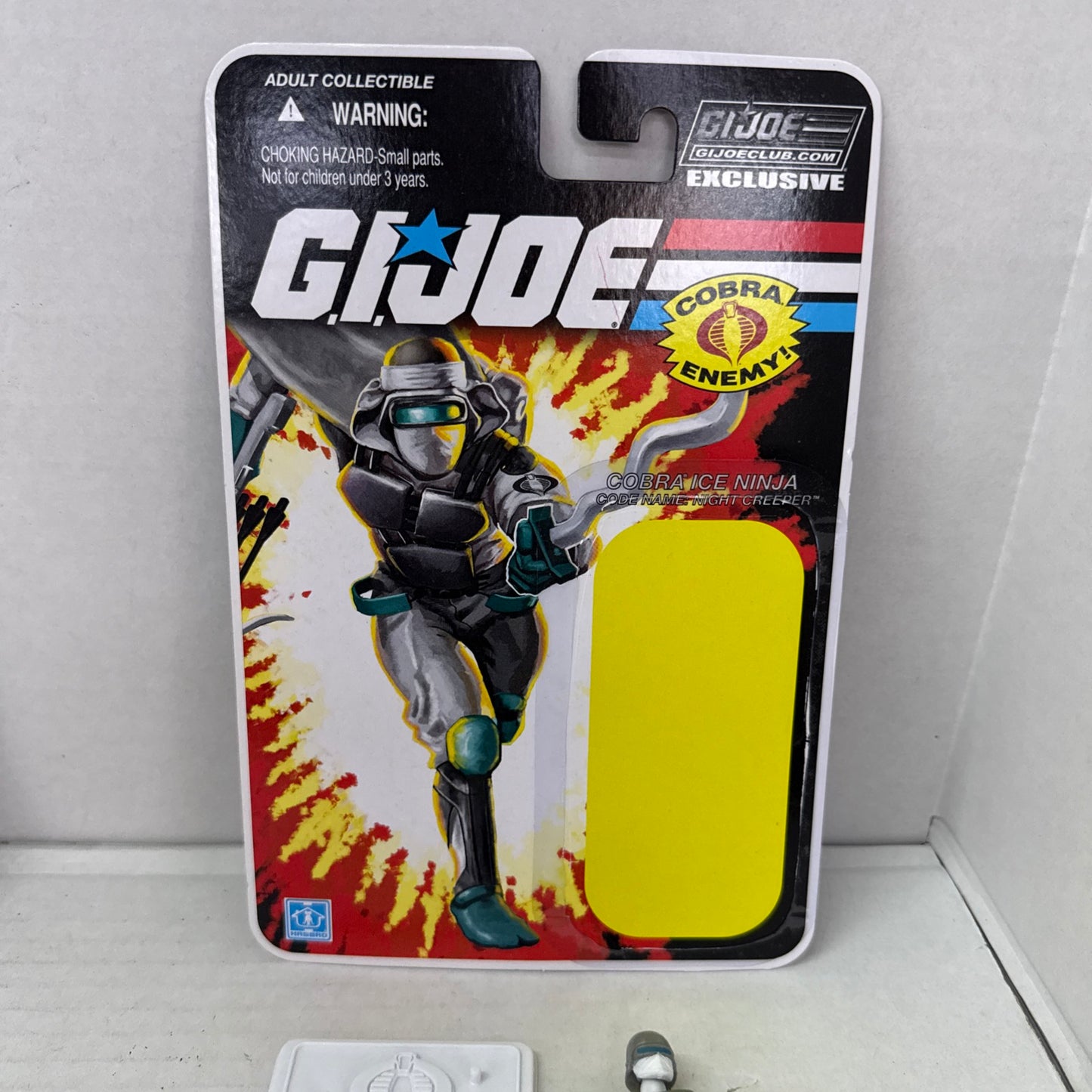 GI Joe FSS, Night Creeper, Ice Ninja, Moc, Club Exclusive, Joe Con, Retro, 50th