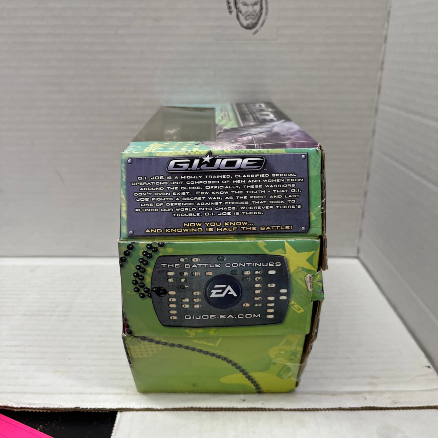 Hasbro 2009 GI Joe Rise of Cobra - MOLE POD & TERRA-VIPER - Sun Damage Box