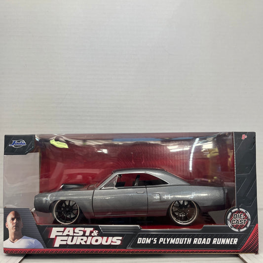Jada Fast & Furious DOM'S PLYMOUTH ROAD RUNNER 1:24 Diecast - 30745