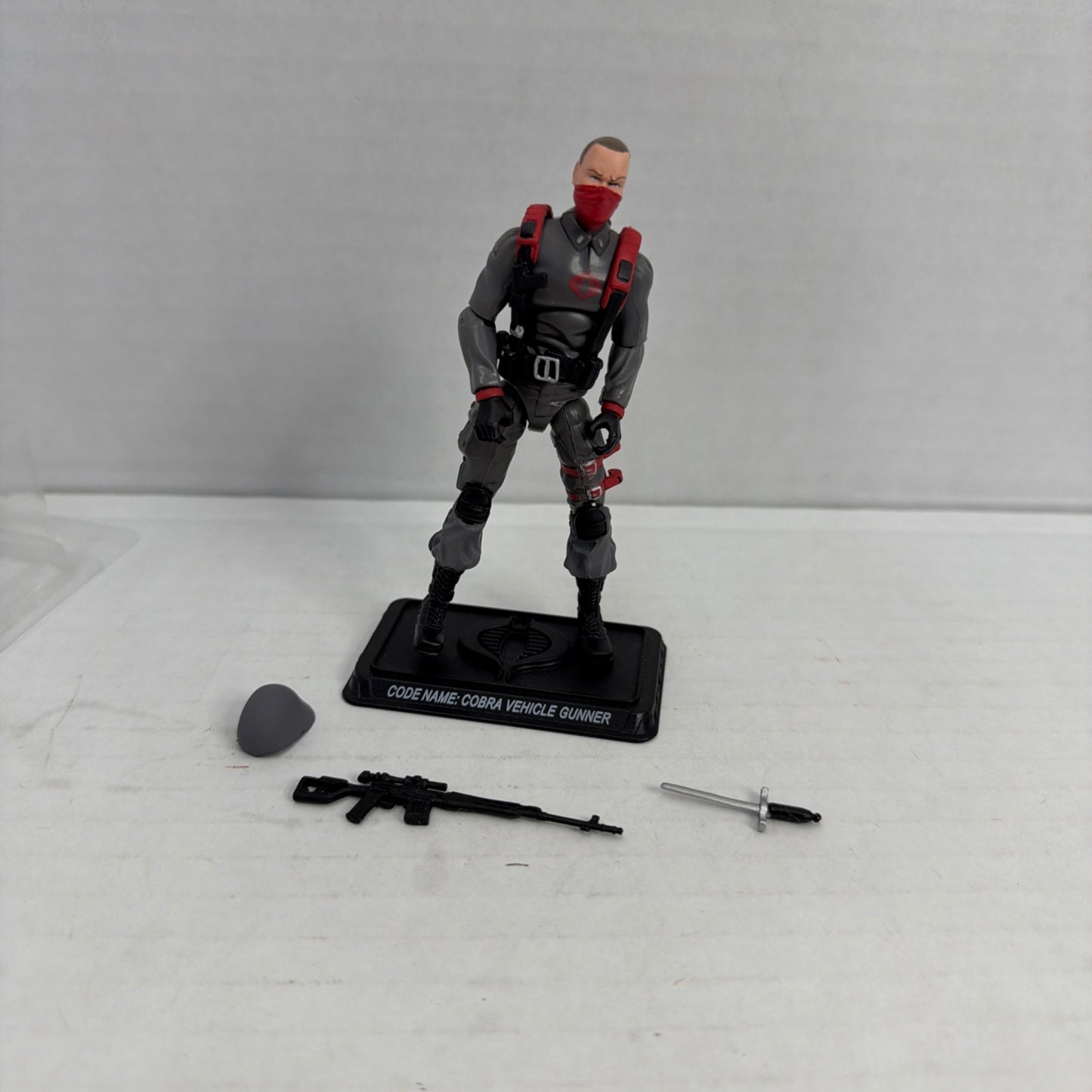 G.I. Joe 2008 COBRA VEHICLE GUNNER (V1) Cobra Infantry 3.75" Figure
