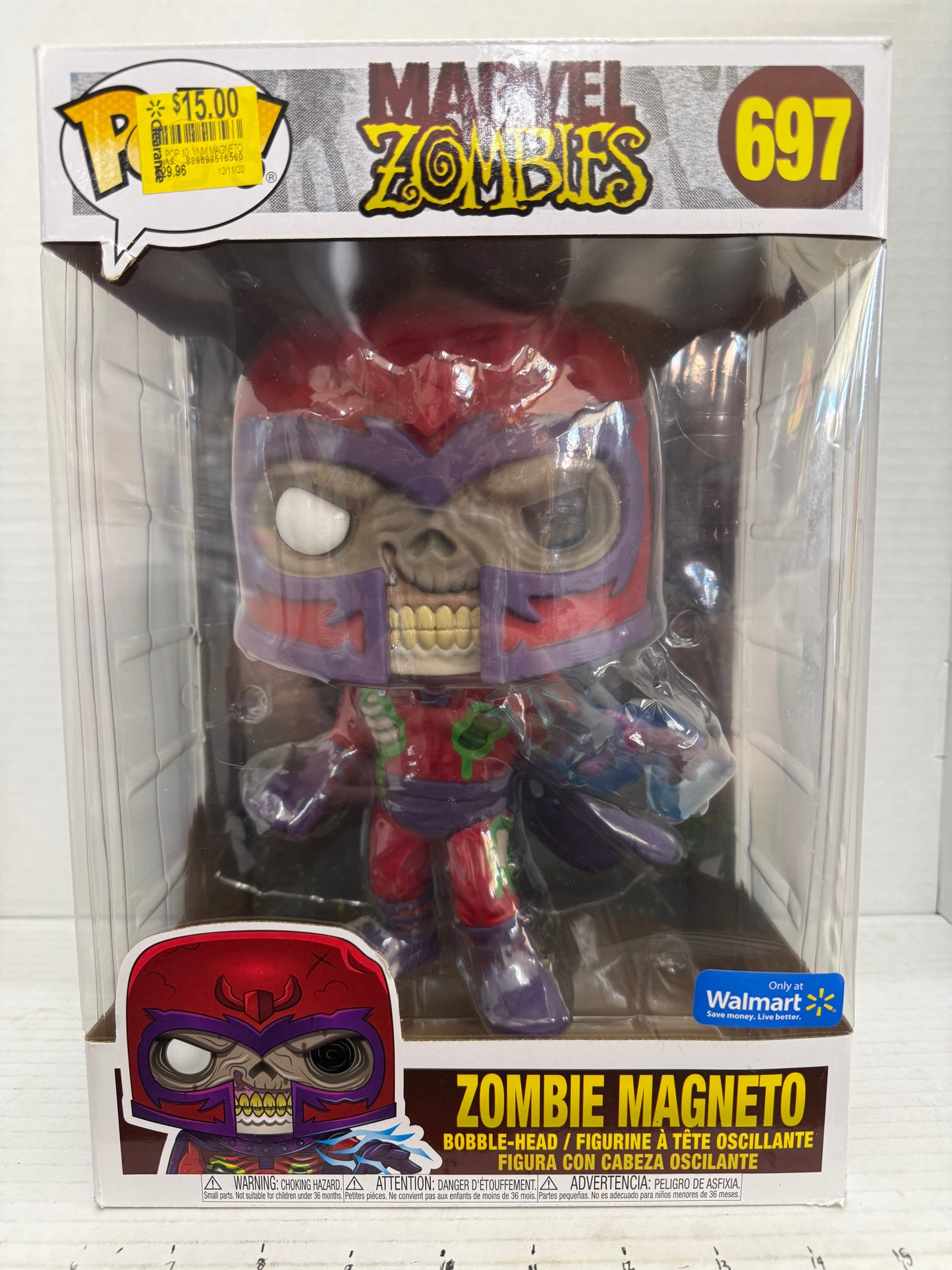 Funko POP! Marvel 10 Inch Zombie Magneto #697 Exclusive