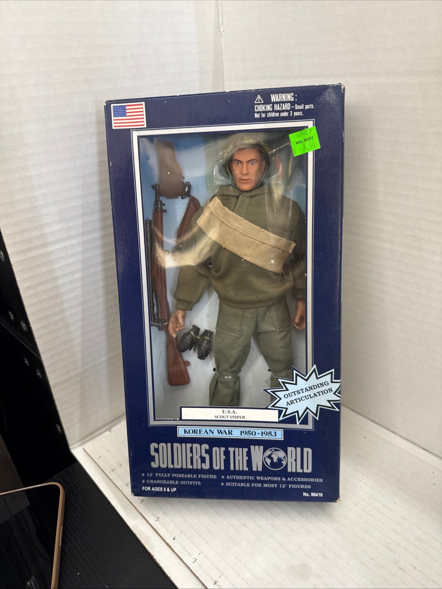 2000 Soldiers of the World Korean War USA Scout Sniper Figure