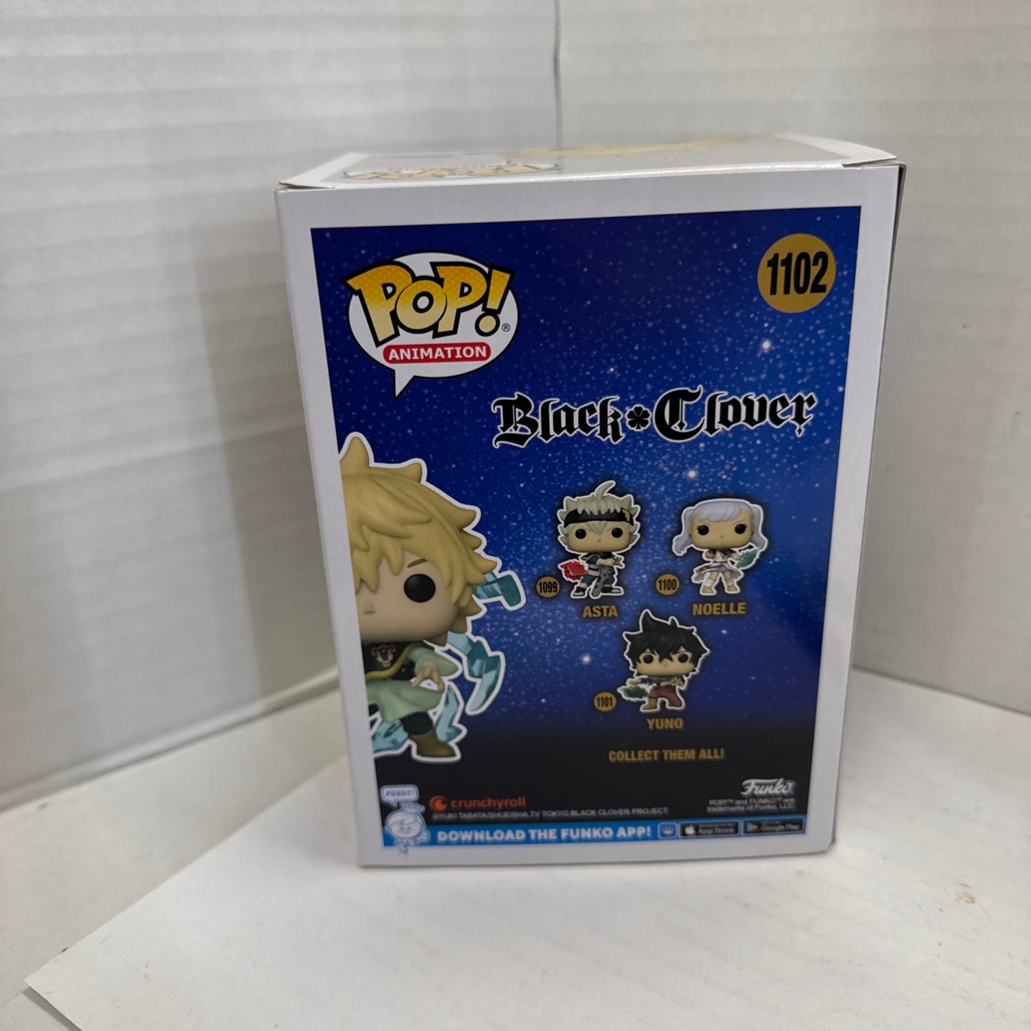 Funko Pop! Vinyl: Black Clover Luck Voltia Limited Glow Chase AAA Anime #1102