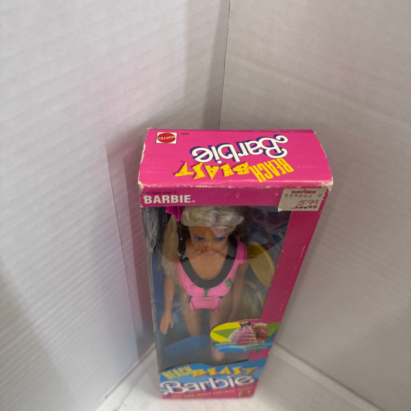 Vintage Barbie Beach Blast Doll Mattel 1989 No. 3237