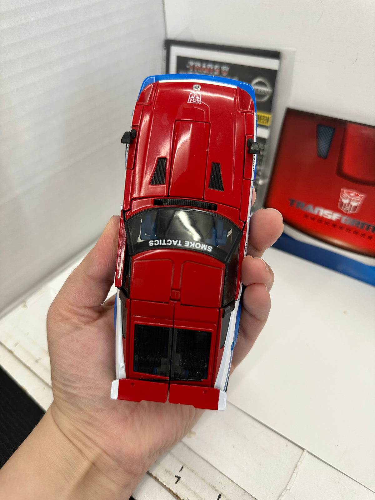 Takara Tomy Transformers Masterpiece MP-19 Smokescreen w Gift Coin Complete