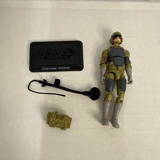 G.I. JOE 25TH ANNIVERSARY MINE DETECTOR “TRIPWIRE” LOOSE ACTION FIGURE 2007
