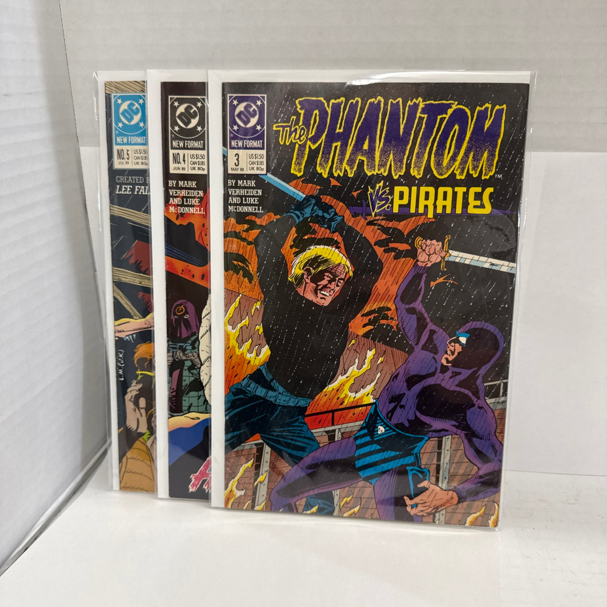 DC Comics The Phantom 1989 Series #1, 2, 3, 4, 5