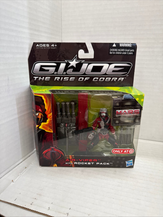 NIB GI Joe Rise of Cobra Air-Viper w/Rocket Pack 2009 Target Exclusive