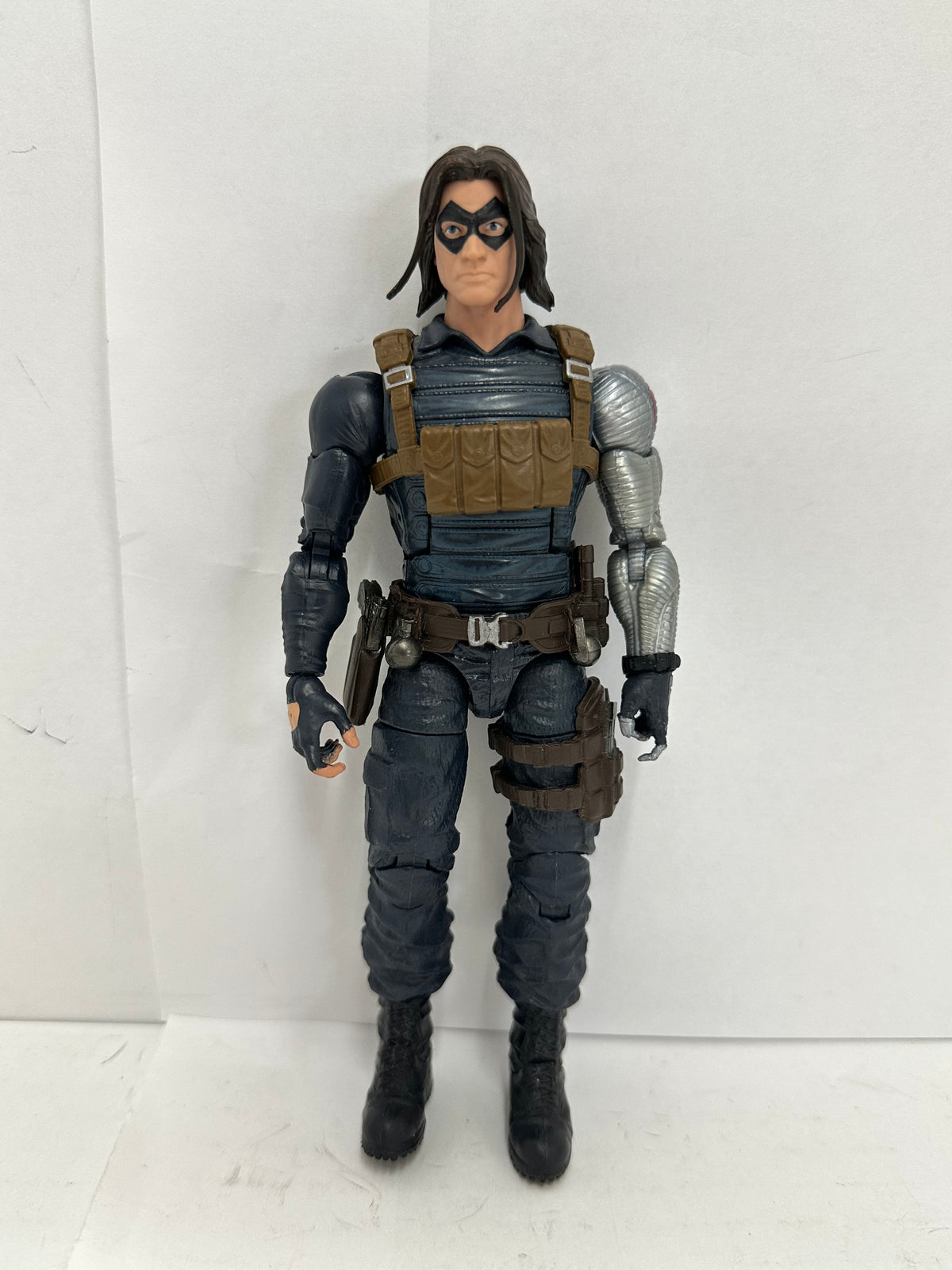 Marvel Legends WINTER SOLDIER Bucky Barnes 6" BAF Crimson Dynamo