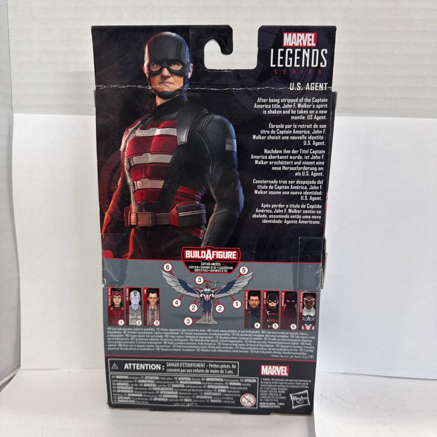 Marvel Legends Series Falcon & the Winter Soldier U.S. Agent 6" Figure - No BAF