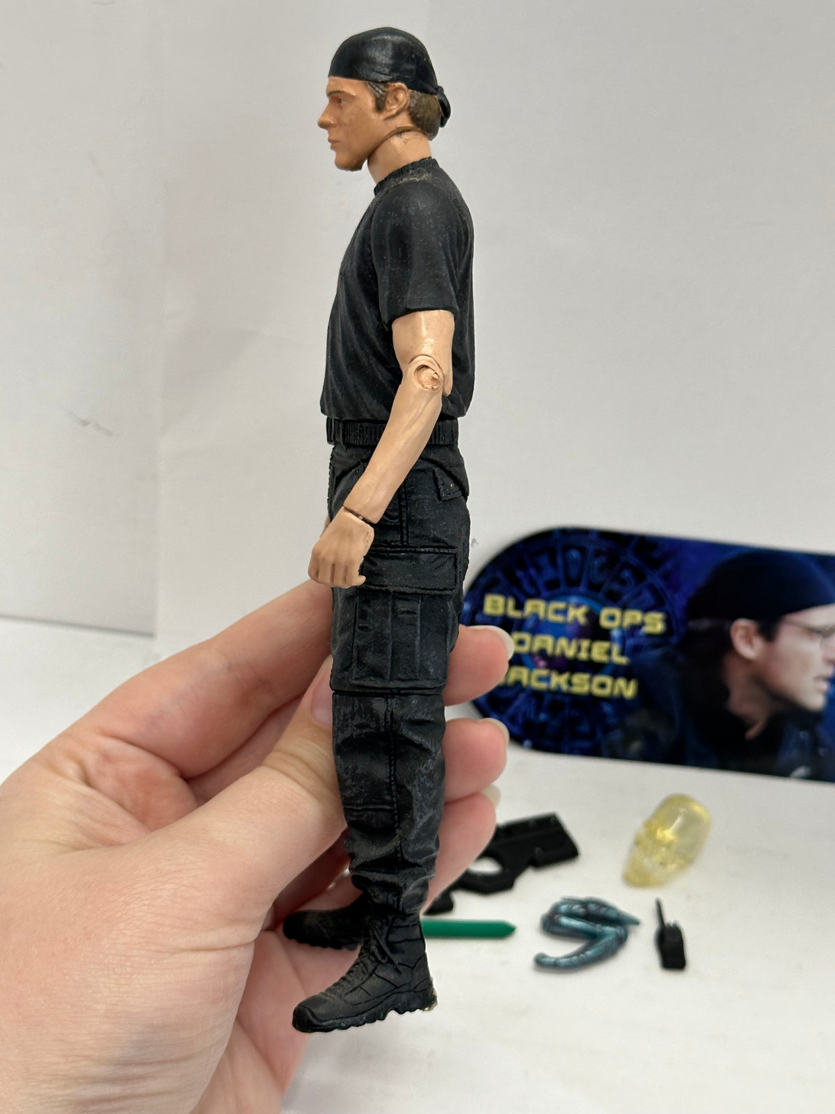 BLACK OPS DANIEL JACKSON STARGATE SG-1 7" ACTION FIGURE DIAMOND SELECT TOYS #1