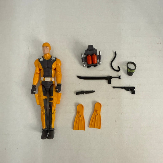2008 GI JOE 25TH ANNIVERSARY LT TORPEDO V2 LOOSE COMPLETE FIGURE