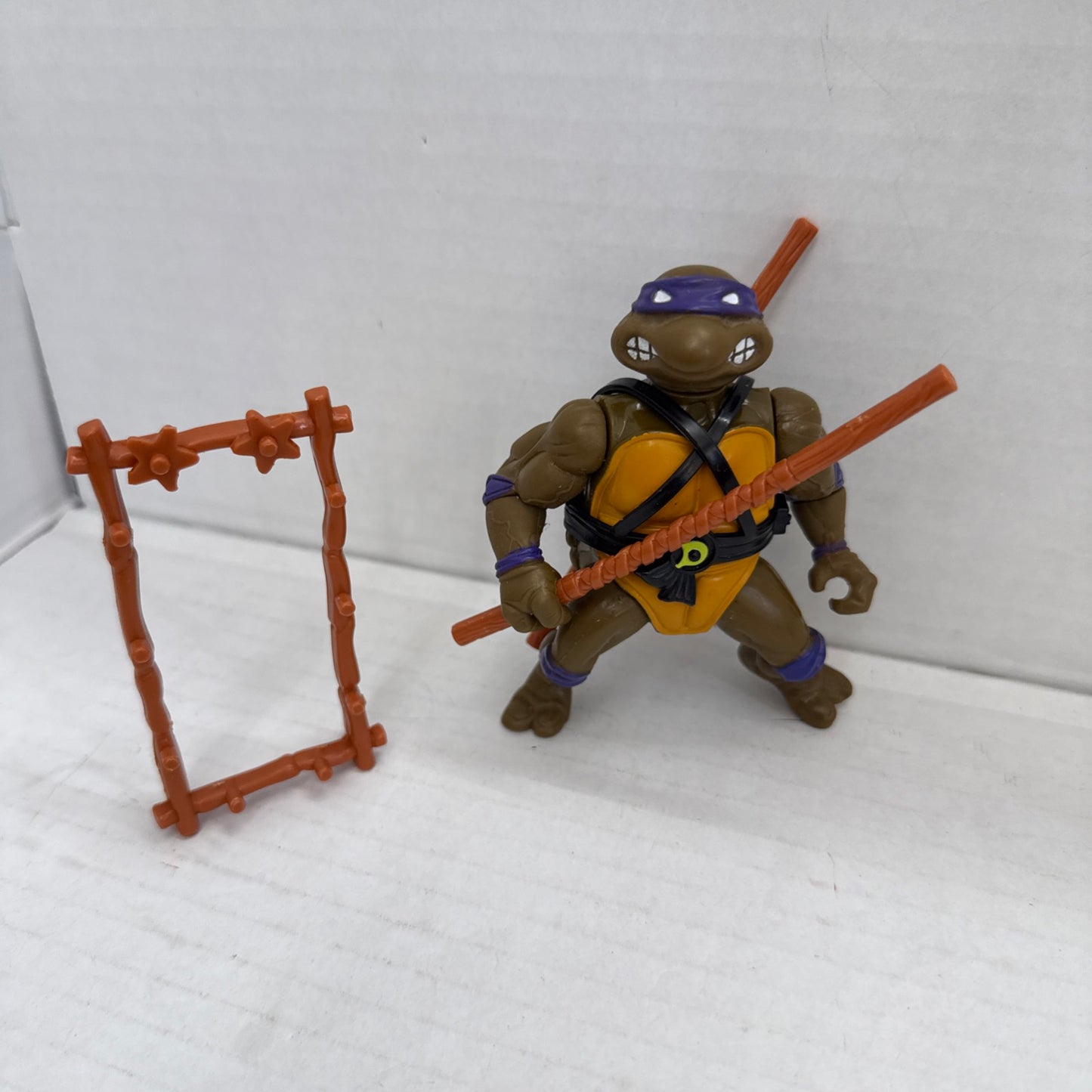 Vintage Teenage Mutant Ninja Turtles Donatello 1988 With Weapons