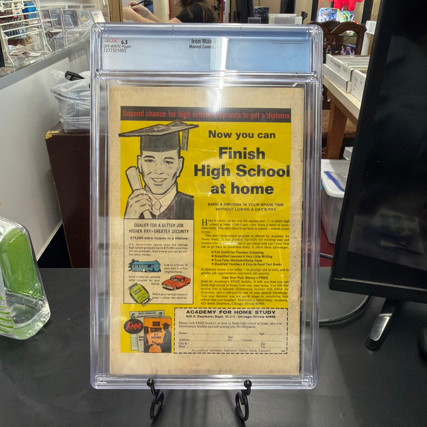 Iron Man #16 (Marvel Comics August 1969) CGC 6.5 White Pages Wilbur Collection