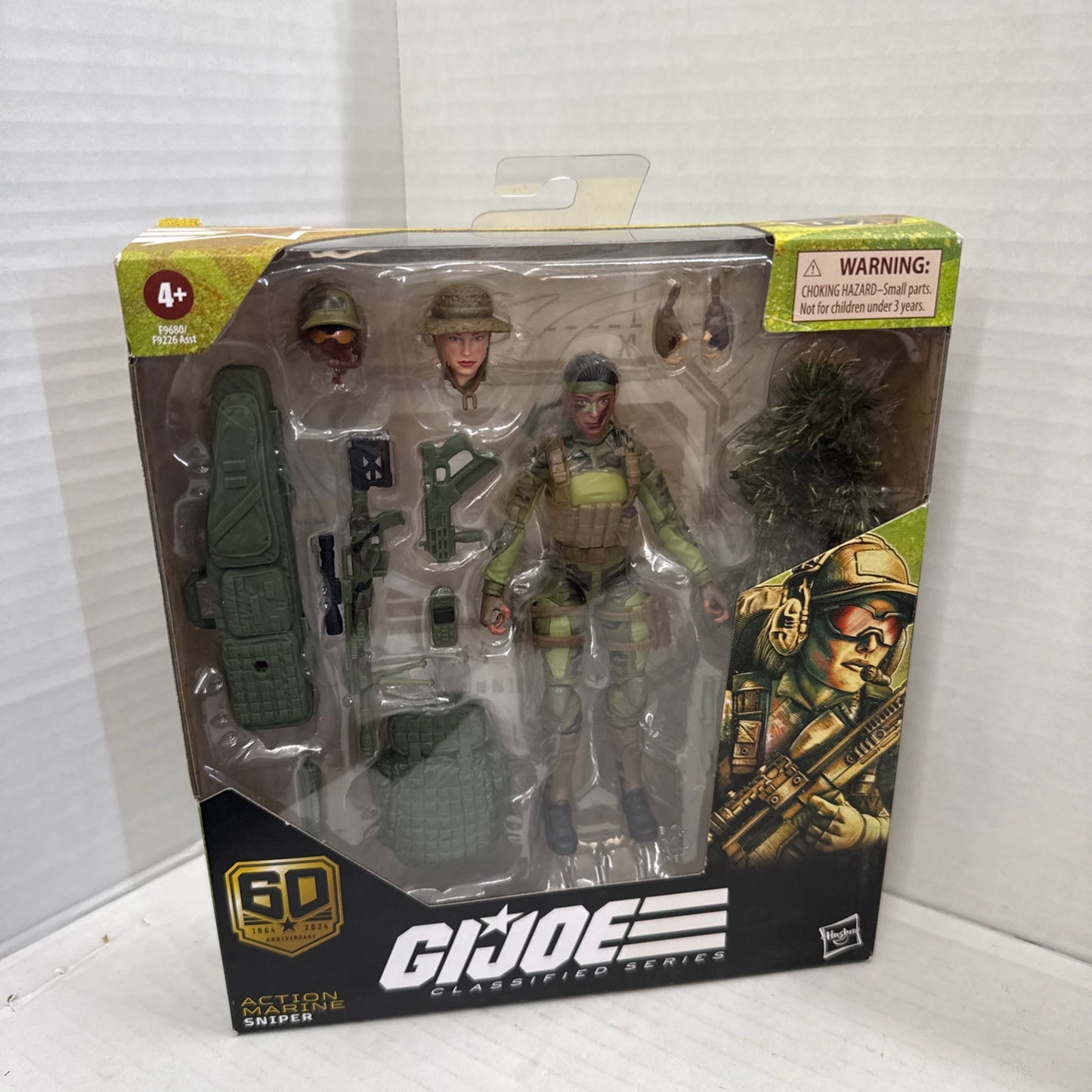 G.I. Joe Classified Series 60th Anniversary Marine Sniper 6" Action Figure NEW
