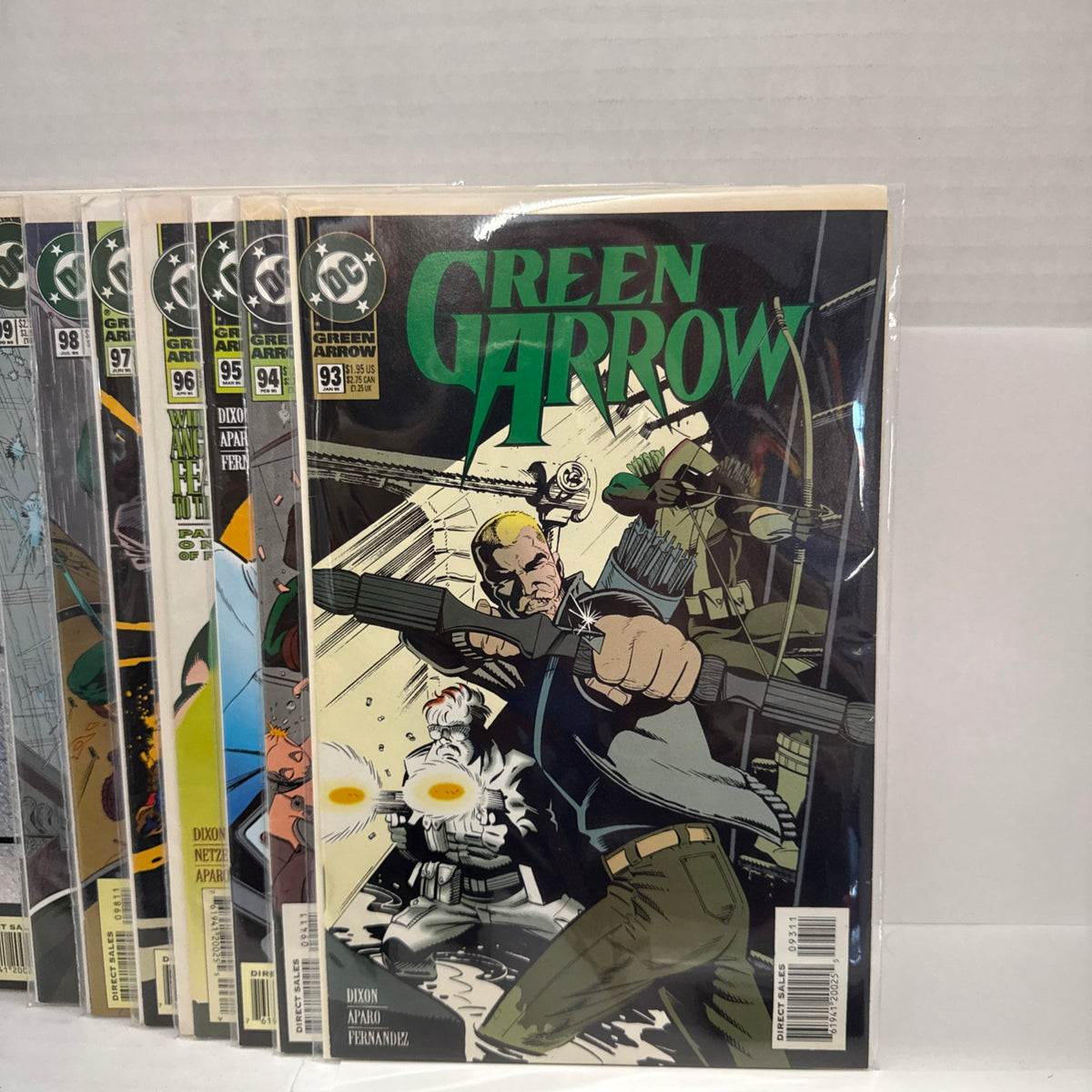 Green Arrow DC Comics Comic Book Lot #93-103  (11) 1995-1996