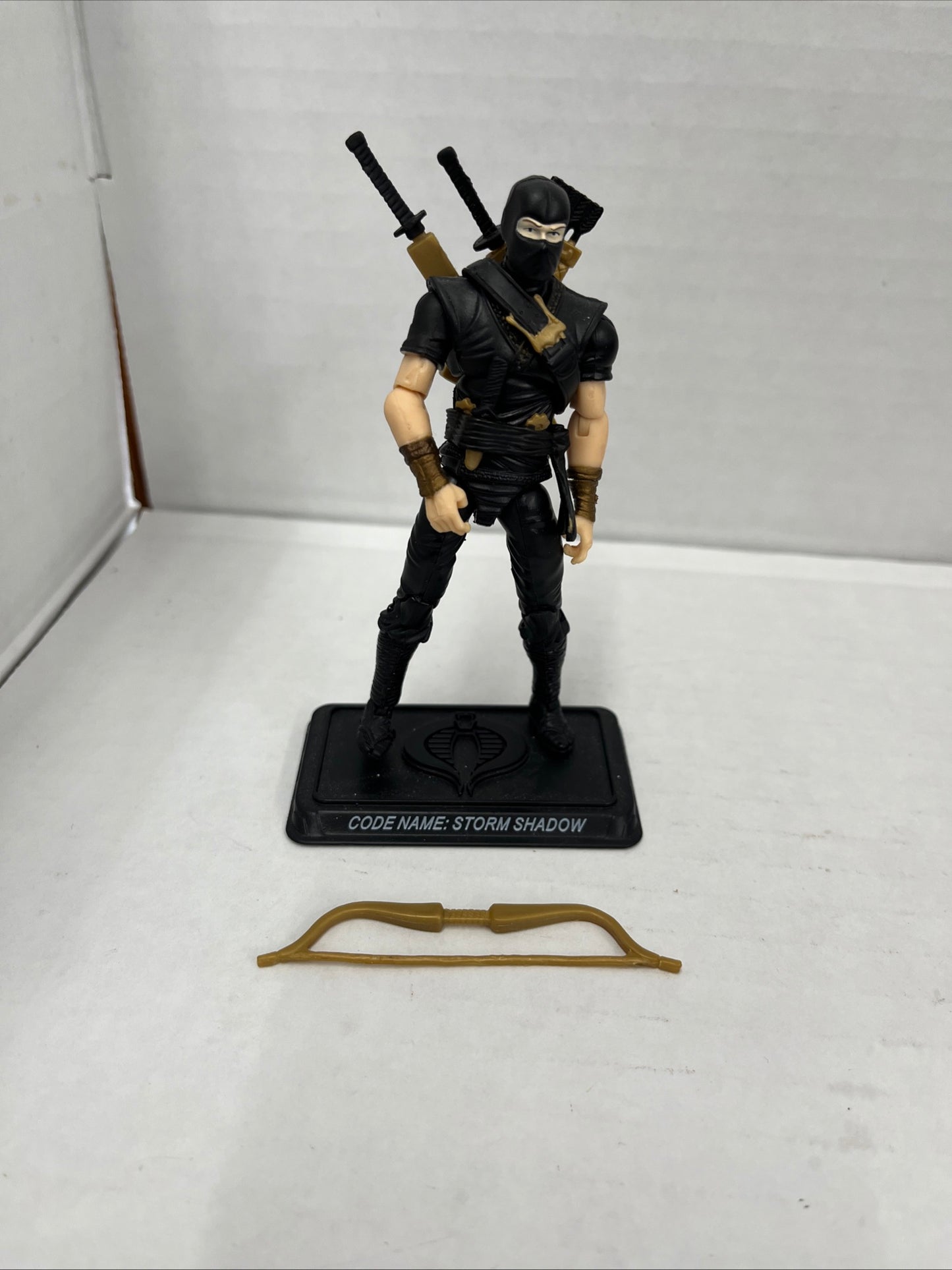 Storm Shadow V27 Ninja Ku Leader G.I. JOE COBRA 25th LOOSE Near Complete
