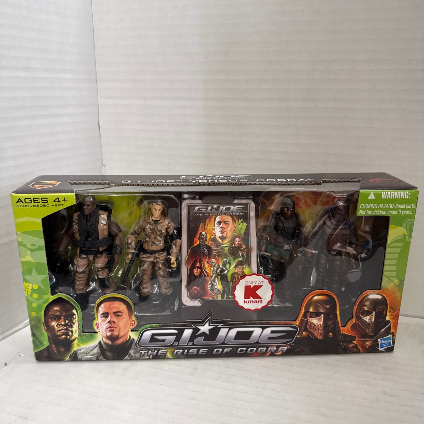 G.I. Joe vs. Cobra - G.I. Joe The Rise of Cobra Kmart Exclusive 4 Pack Box New